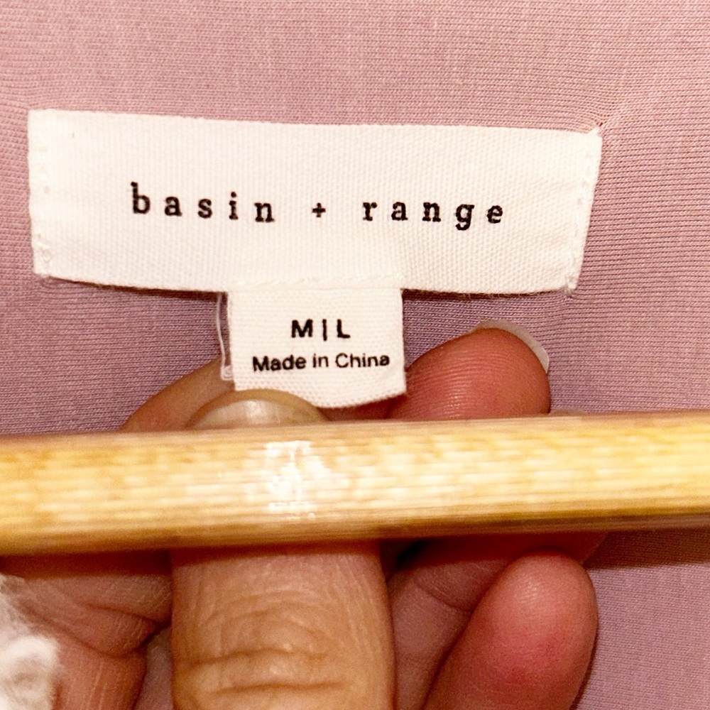 Basin + Range Oversized Sherpa Jacket In Beige /C… - image 4